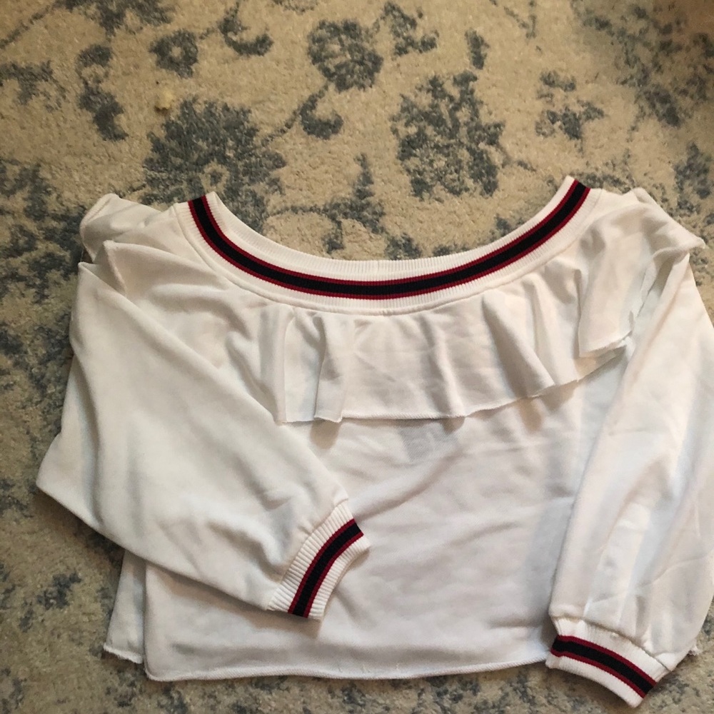 Off the shoulder sweatshirt NWT